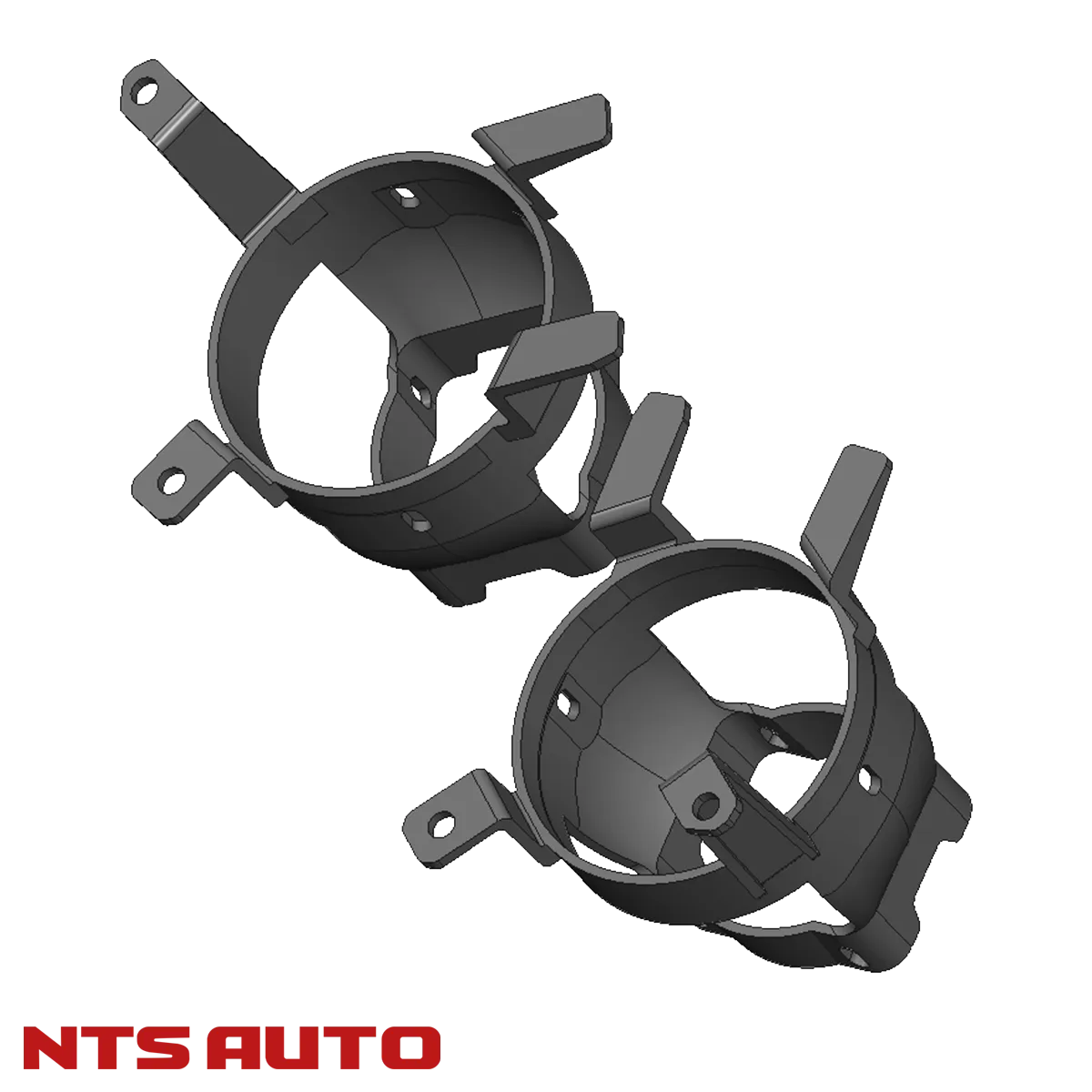 Крепление изготовленное на 3D-принтере для ПТФ BMW 1–4 серии F20–F36 (2012–2020), под Bi-LED ALTUS