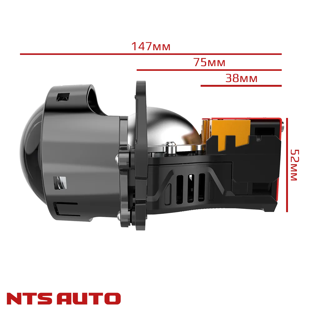 BI-LED линза "ATIX" 3 дюйма 12V 6300K