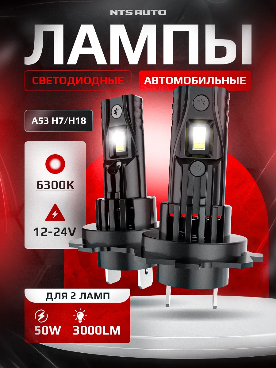 Светодиодные лампы A53 H7