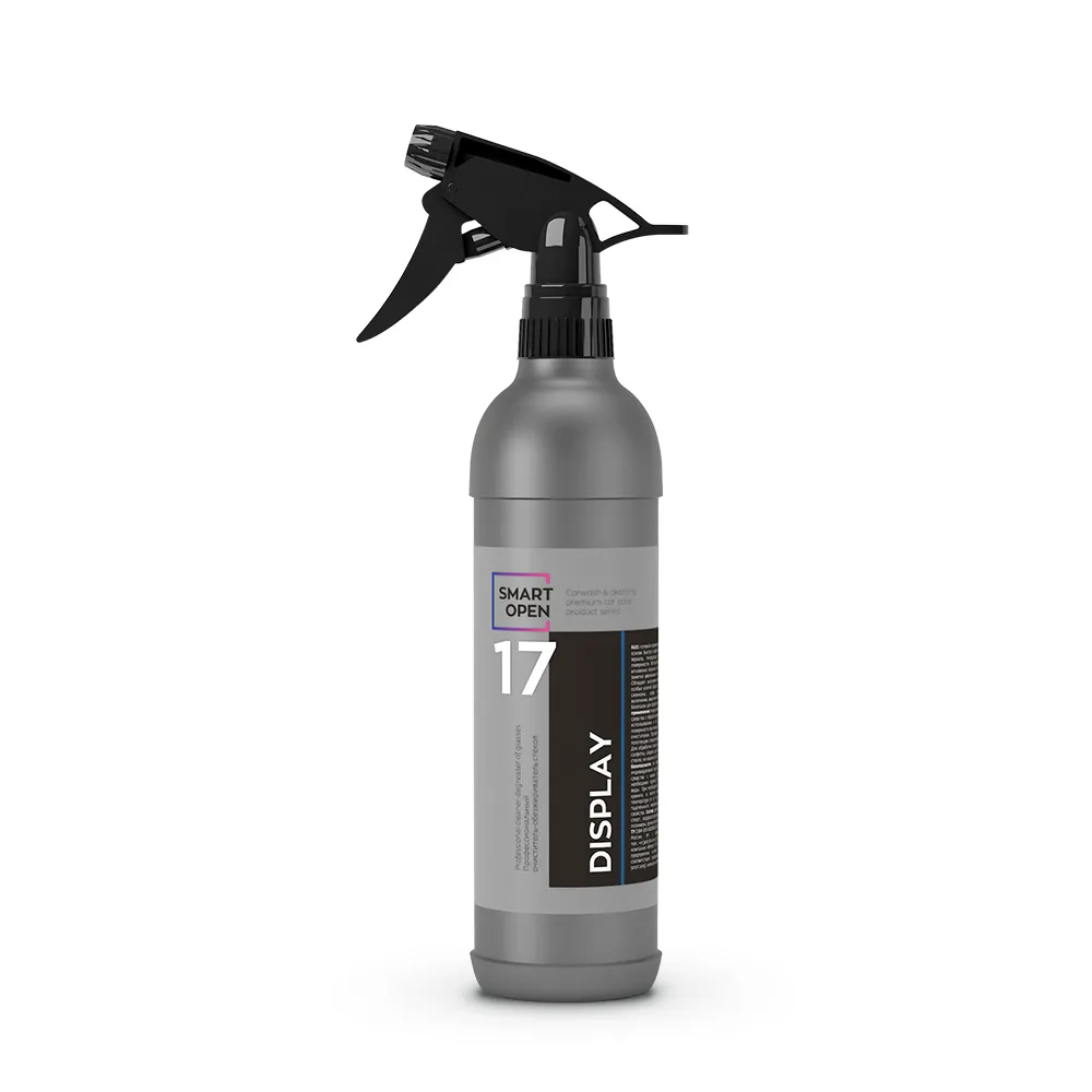 Профессиональный очиститель - обезжириватель для стекла SMART DISPLAY 17 (0,5л) триггер