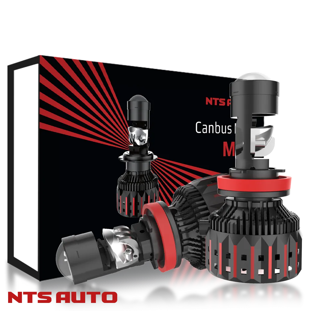 Светодиодная мини лампа-линза M80 H11 100W