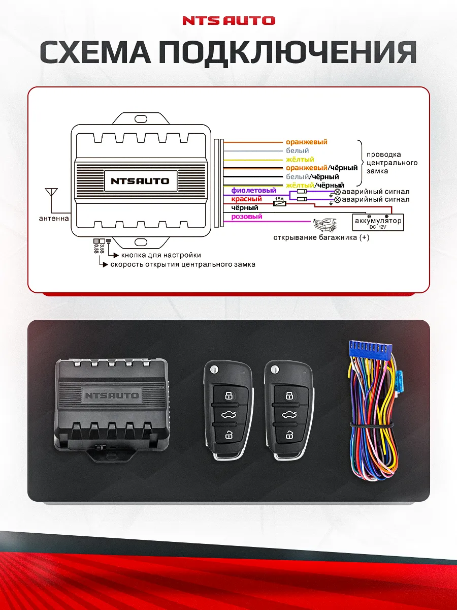 Блок управления центральным замком 023