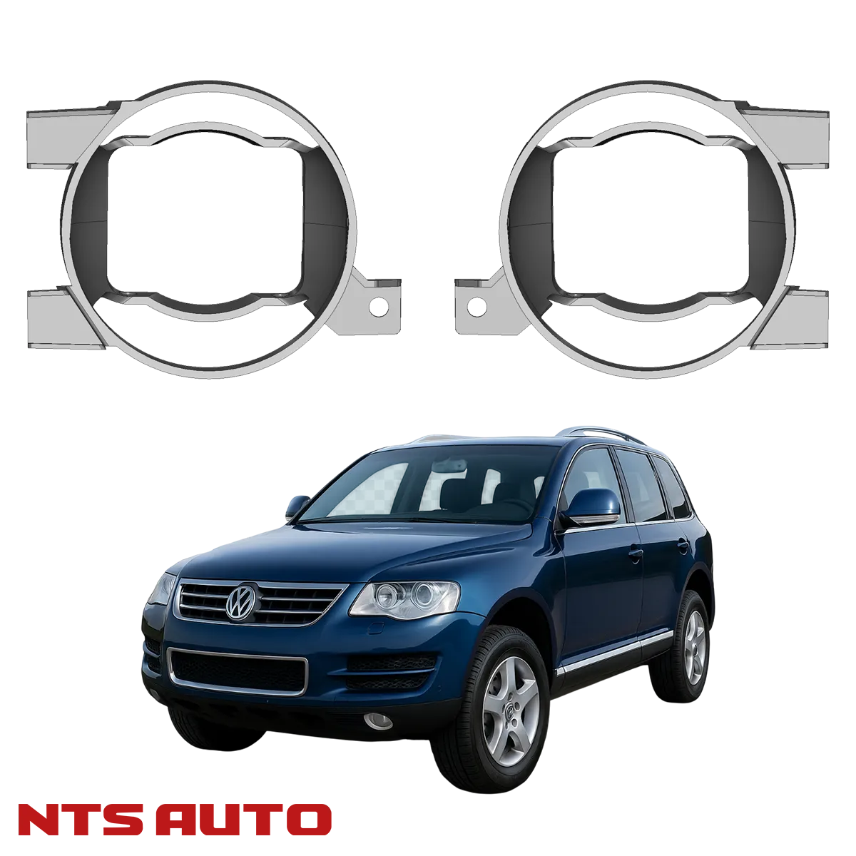 Крепление для ПТФ VW Golf 6 / Jetta 5–6 / Passat B7 / Touareg 2010+ / Caddy / Touran