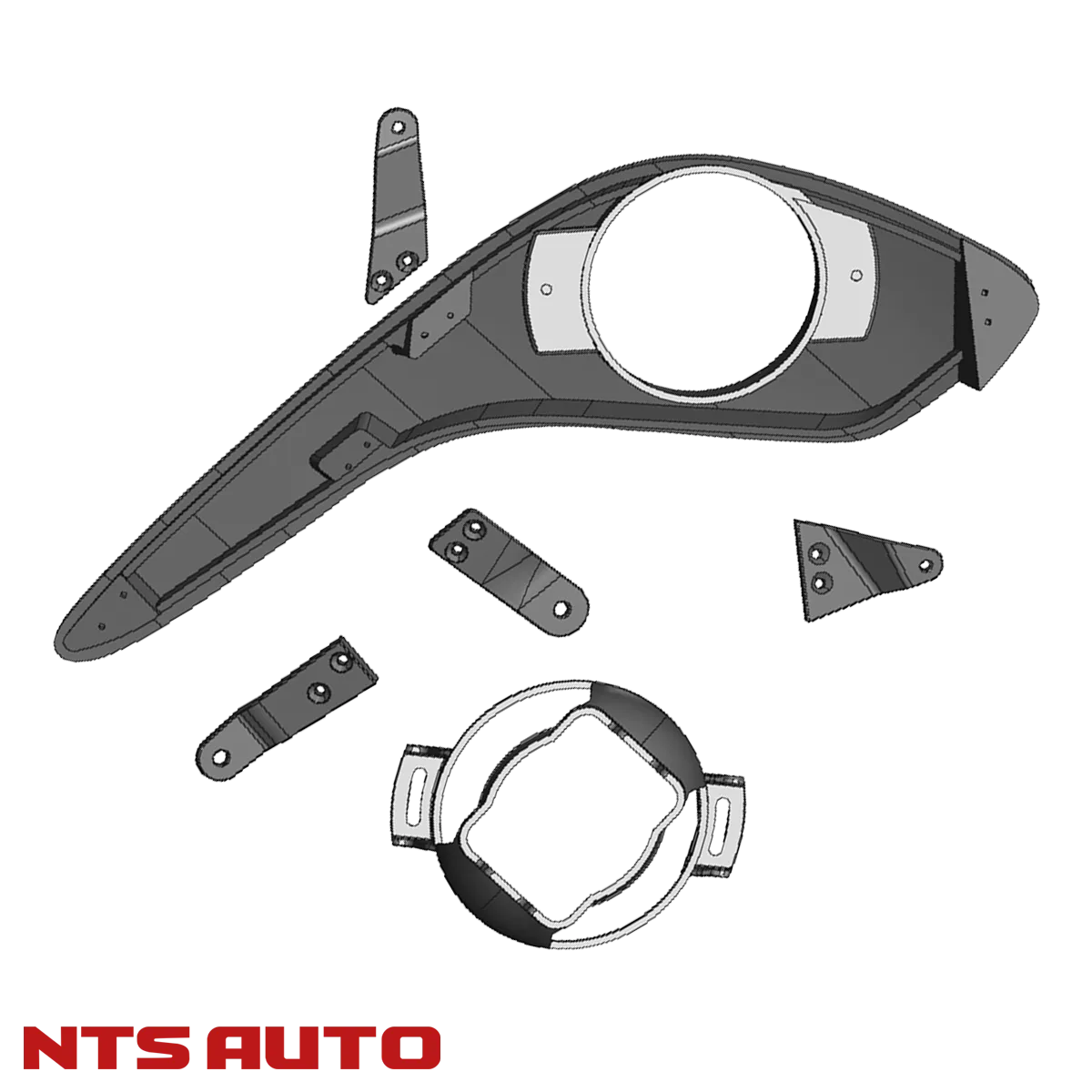 Крепление изготовленное на 3D принтере для Hyundai Solaris 1 Рестайлинг