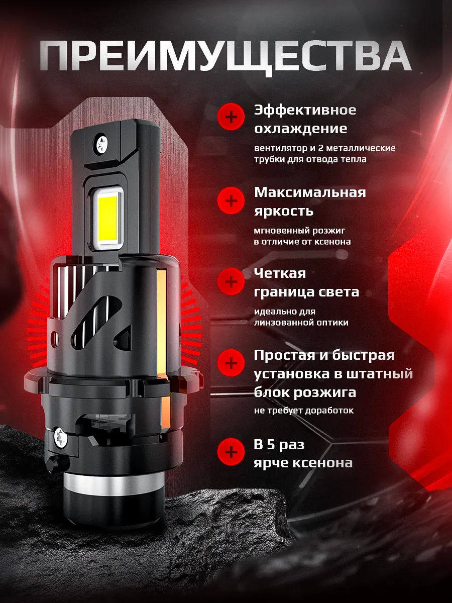 Светодиодные лампы COMPACT D2S 6300K