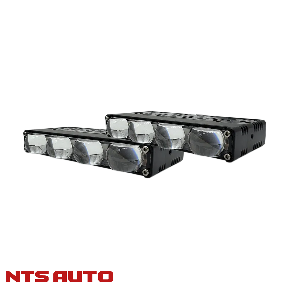 Светодиодная фара с СТГ 4 LED БЕЛО-ЖЕЛТАЯ БЛИЖНЕГО СВЕЧЕНИЯ С КУЛЕРОМ