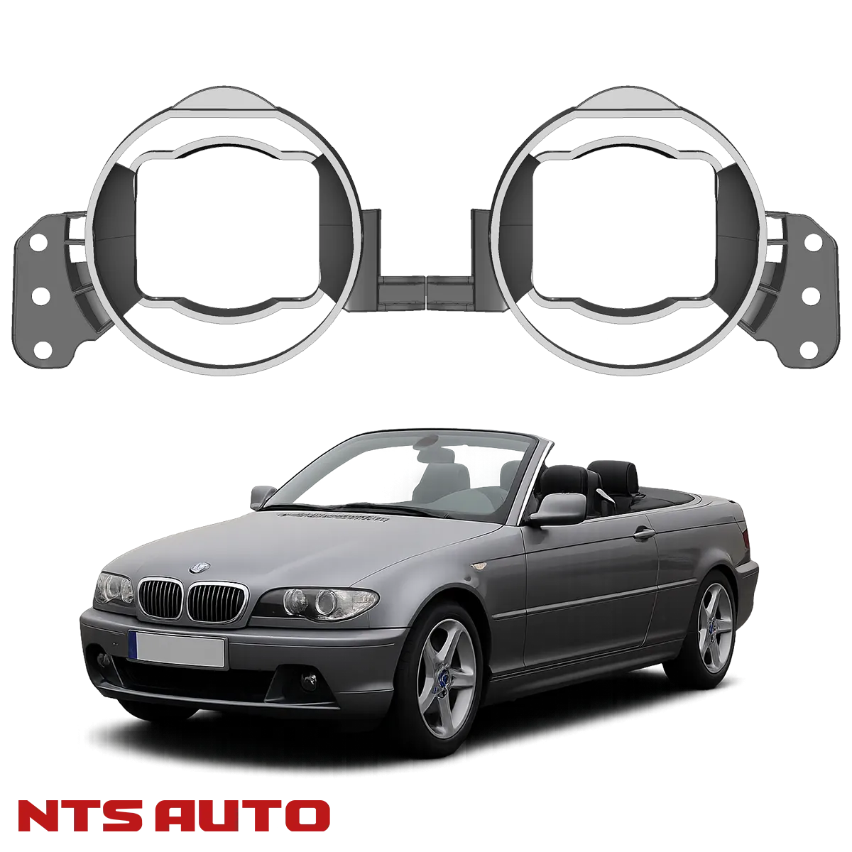 Крепление изготовленное на 3D принтере для BMW E46