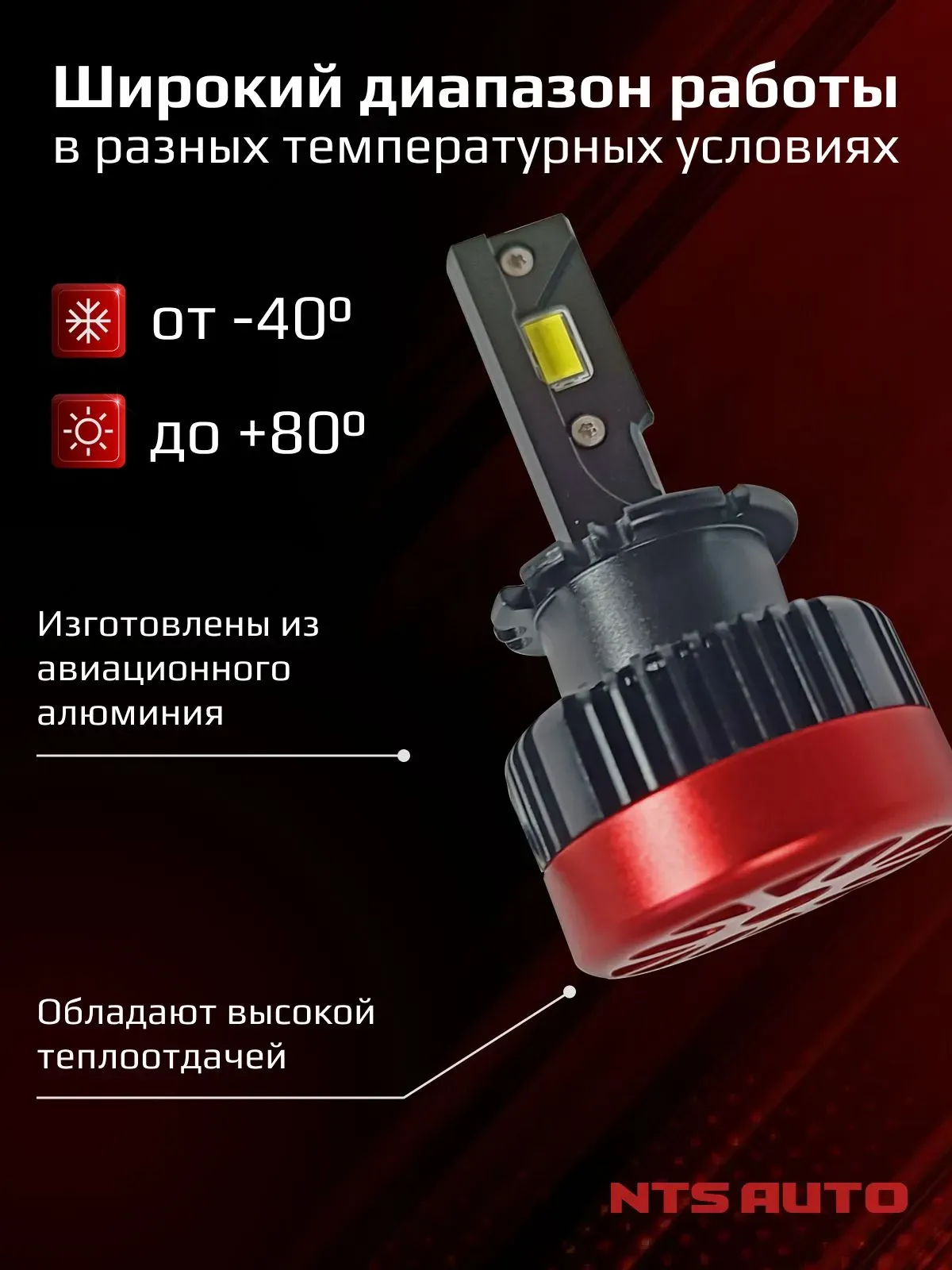 Светодиодные лампы 4300K D4S/D4R 