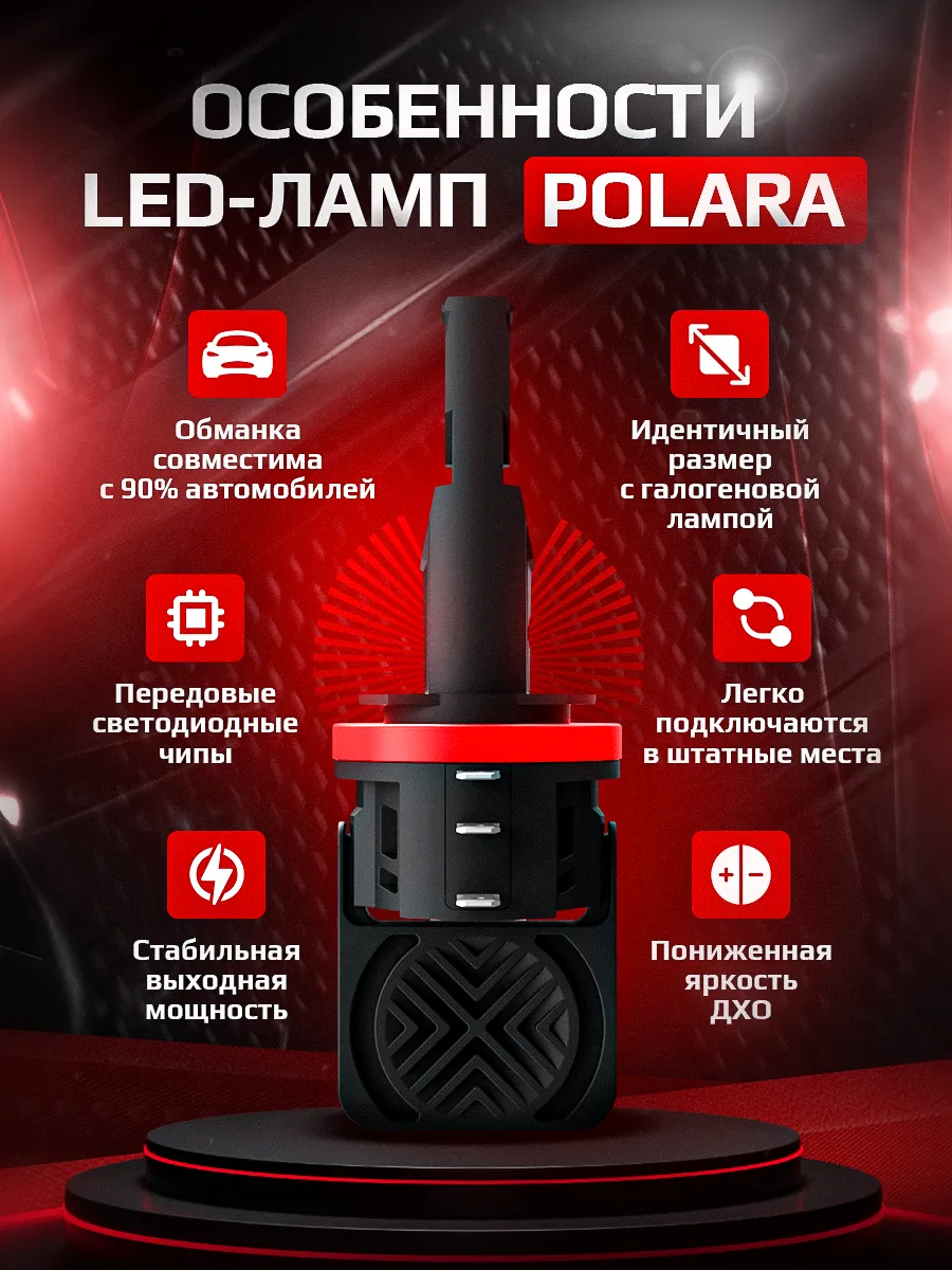 Светодиодная лампа POLARA H15