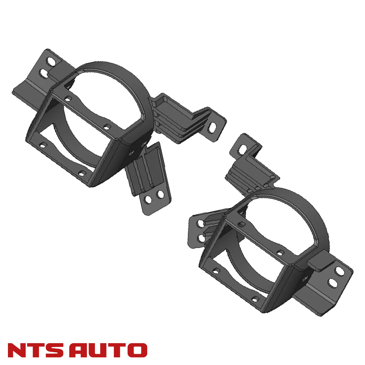 Крепление изготовленное на 3D принтере для Kia Rio IV 2017-20 2 дюйма!