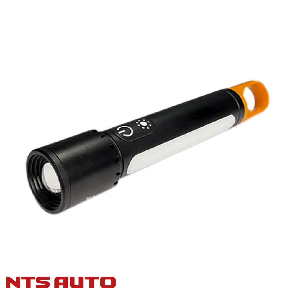 Фонарь ручной аккумуляторный с зумом и дополнительной подсветкой 3500mAh HY-X725