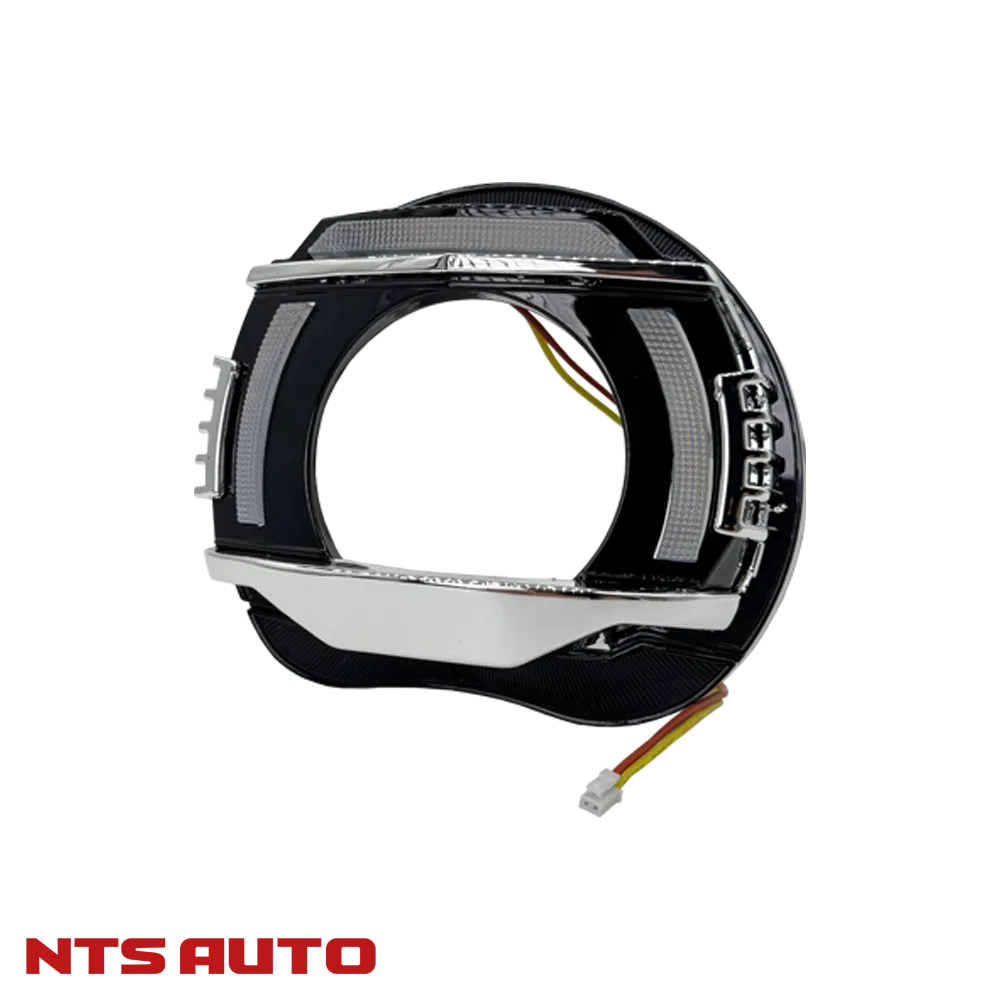 Маска-отражатель в замен штатных на VOLKSWAGEN POLO V 2009-2015 черная с ДХО