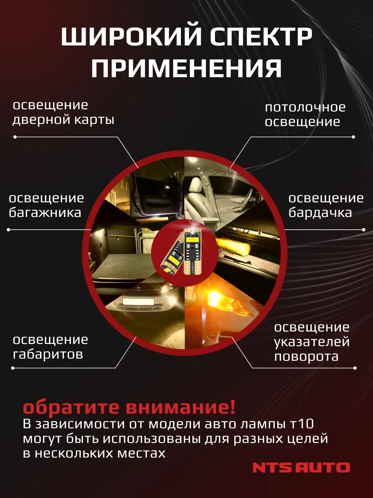 W5W/T10-2055-3 ЖЕЛТЫЙ 12-24V