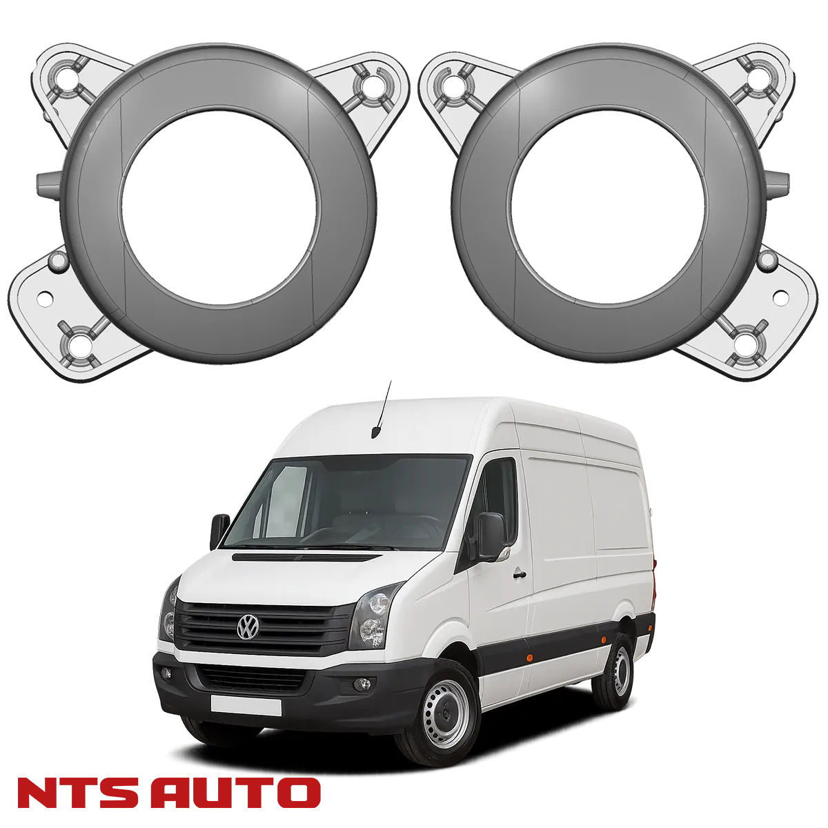 Крепление изготовленное на 3D принтере для VW CRAFTER 2 дюйма!