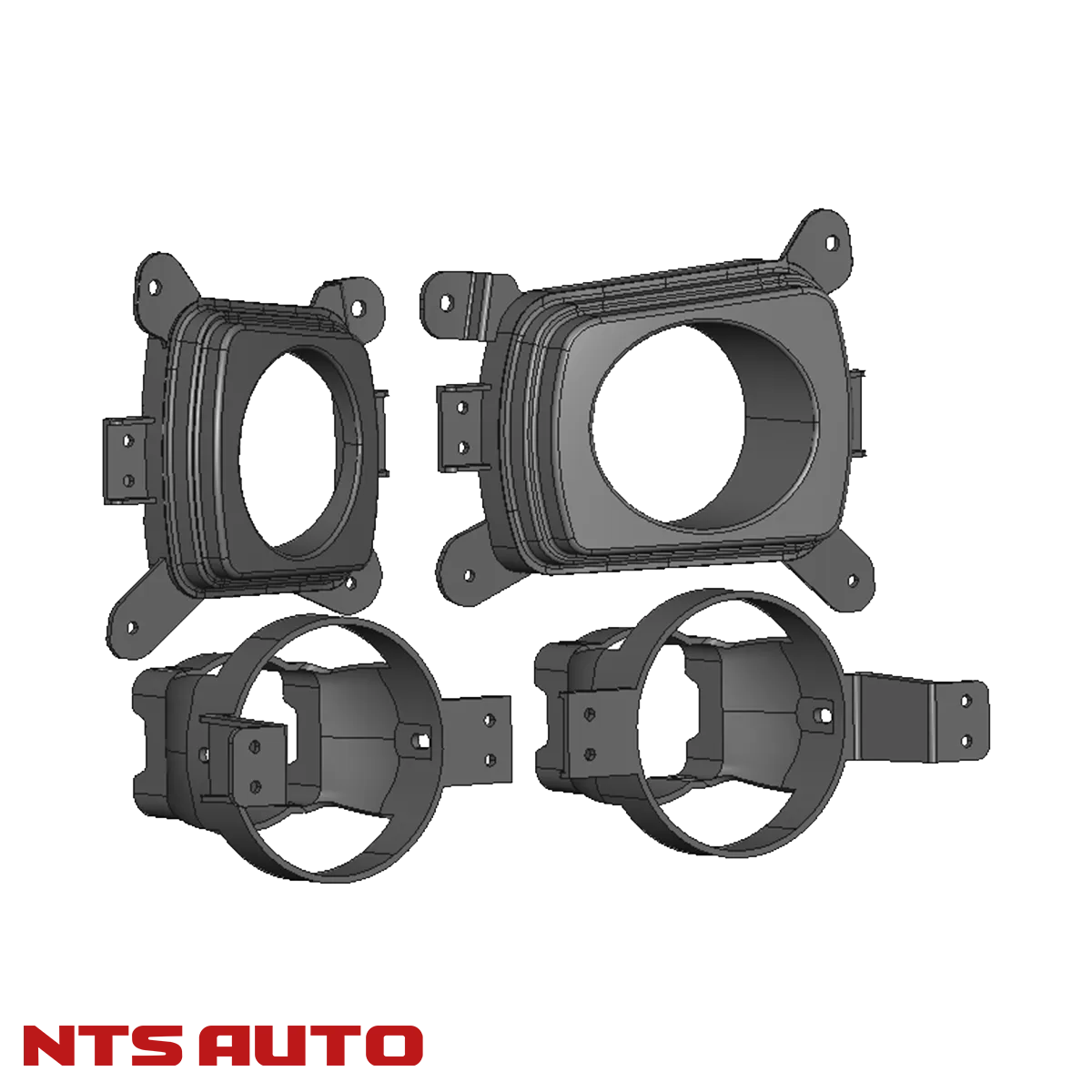 Крепление изготовленное на 3D принтере для Kia Rio 2 (Дорест)