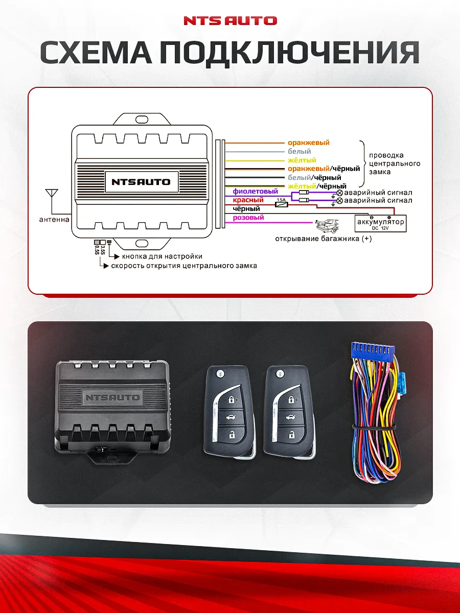 Блок управления центральным замком 370