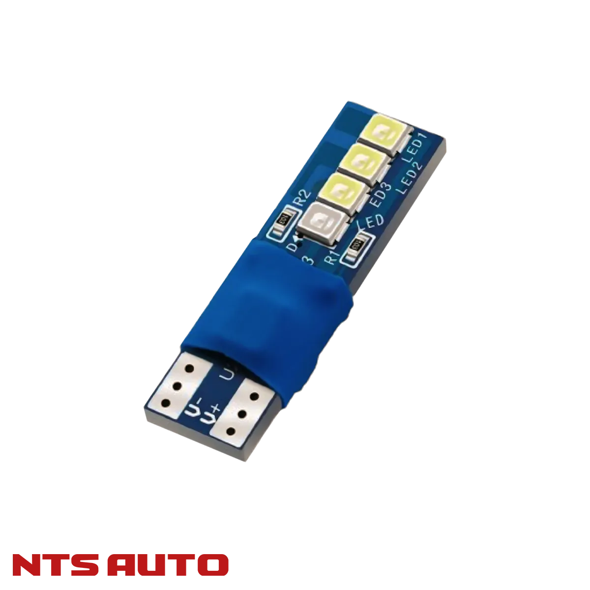 W5W/T10-8LED-WR с красным приветствием 