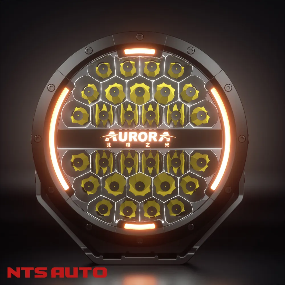 Светодиодная фара ДАЛЬНЕГО СВЕЧЕНИЯ с ДХО 9" Светодиодная фара ДАЛЬНЕГО СВЕЧЕНИЯ с ДХО 9"