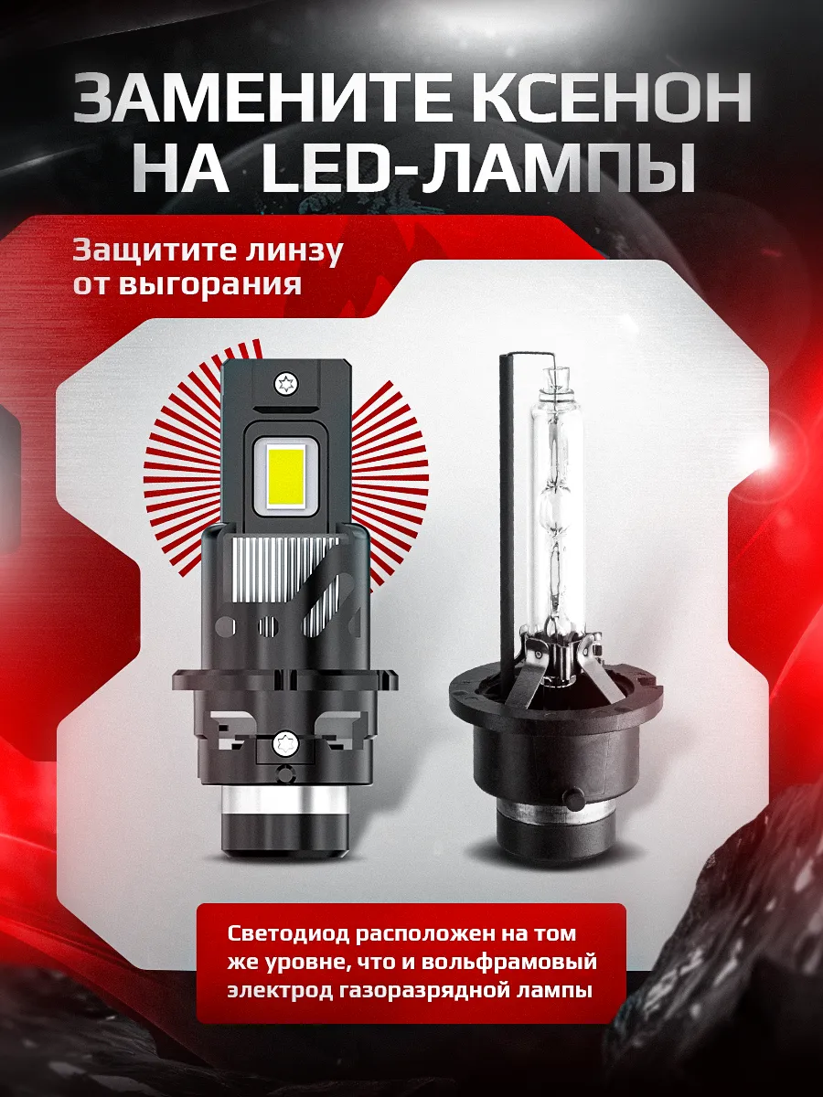 Светодиодные лампы COMPACT D2S 6300K