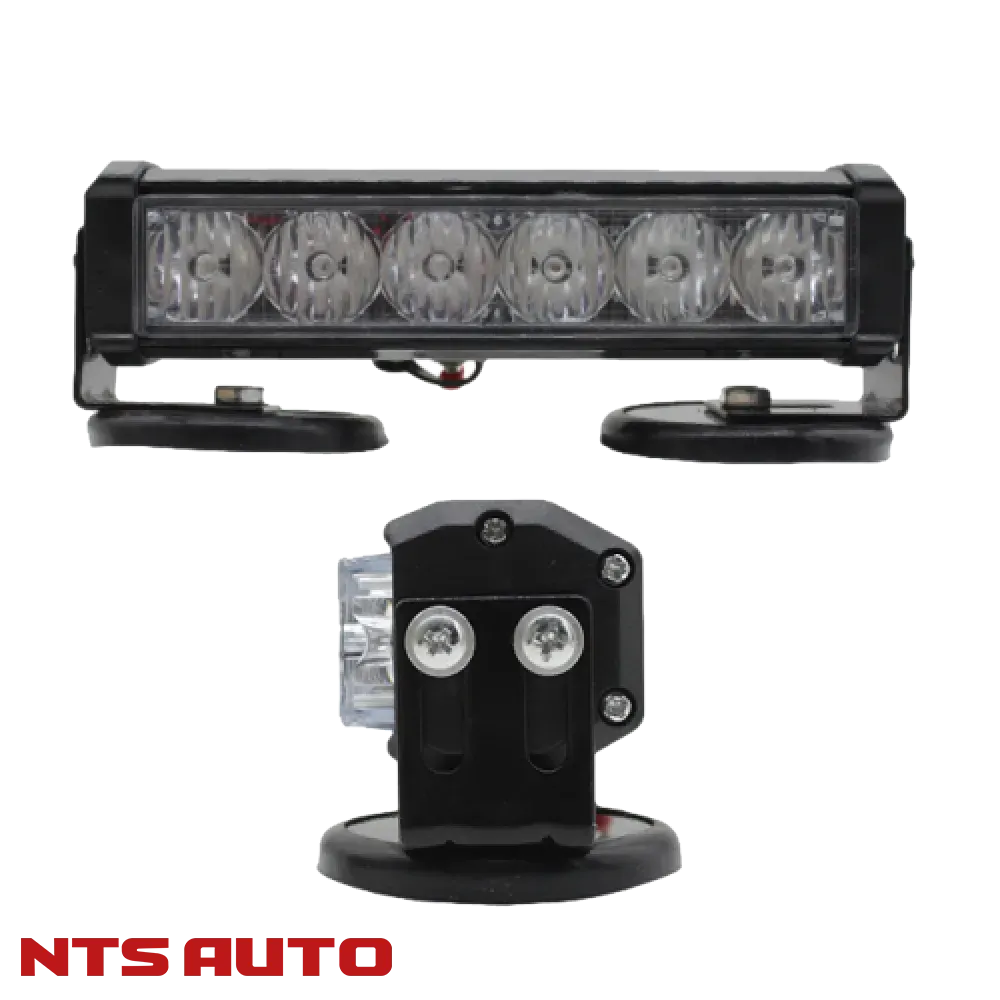 Стробоскоп аккумуляторный LED ЖЕЛТЫЙ 16см 12-24V