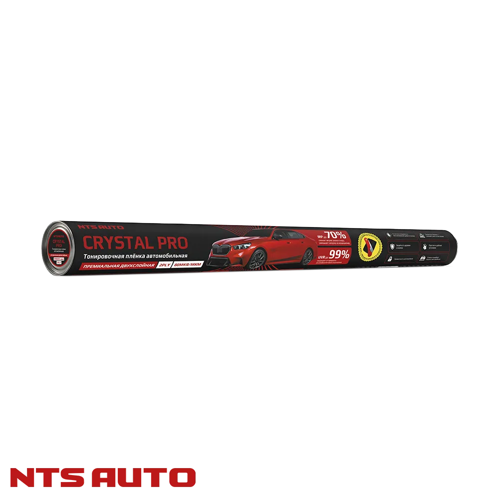 Тонировочная пленка в тубусе 2 мил 3% 0,5мX3м серия CRYSTAL PRO