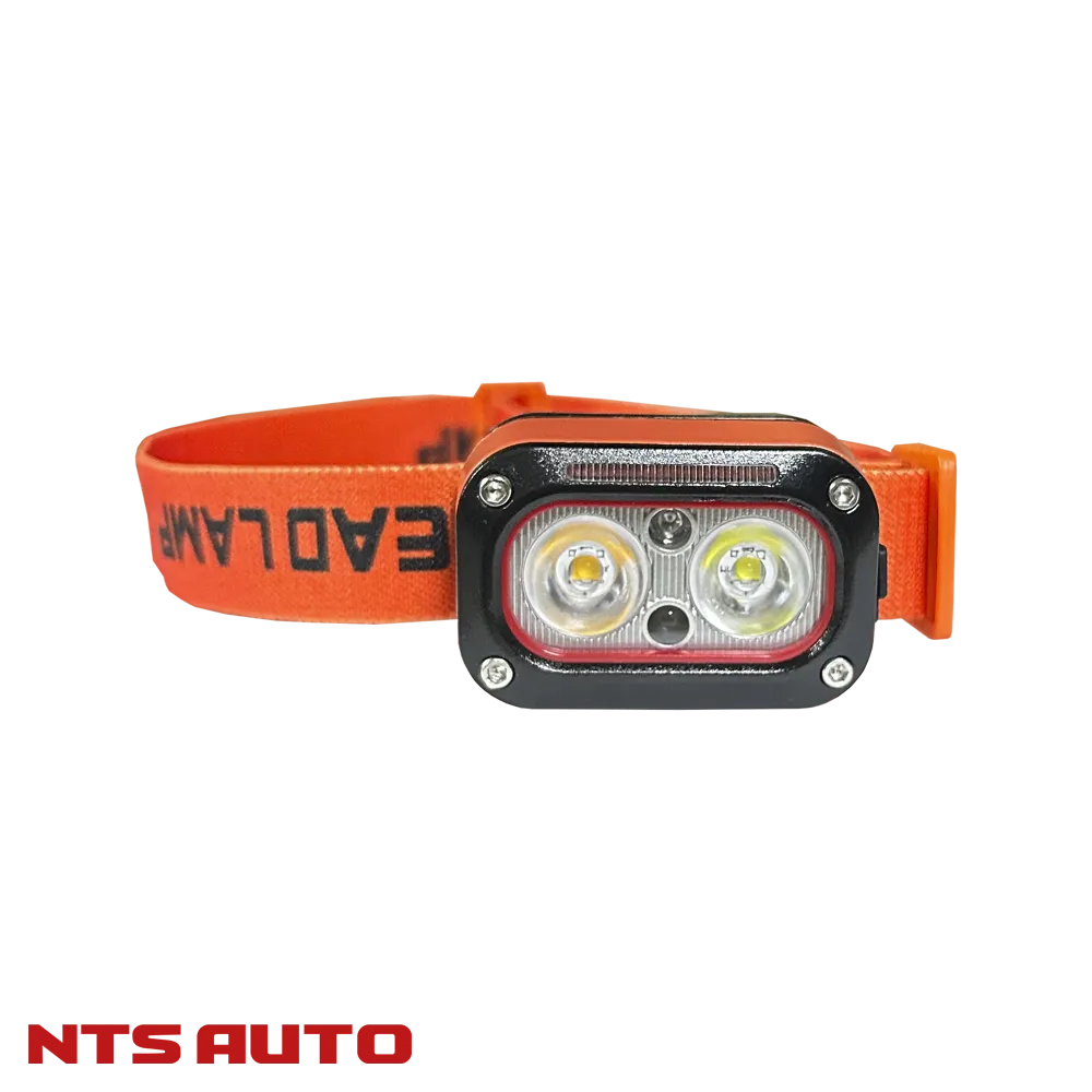 Фонарь налобный аккумуляторный с датчиком ВКЛ/ВЫКЛ и тремя температурами 3000К, 4300К, 6500К G08