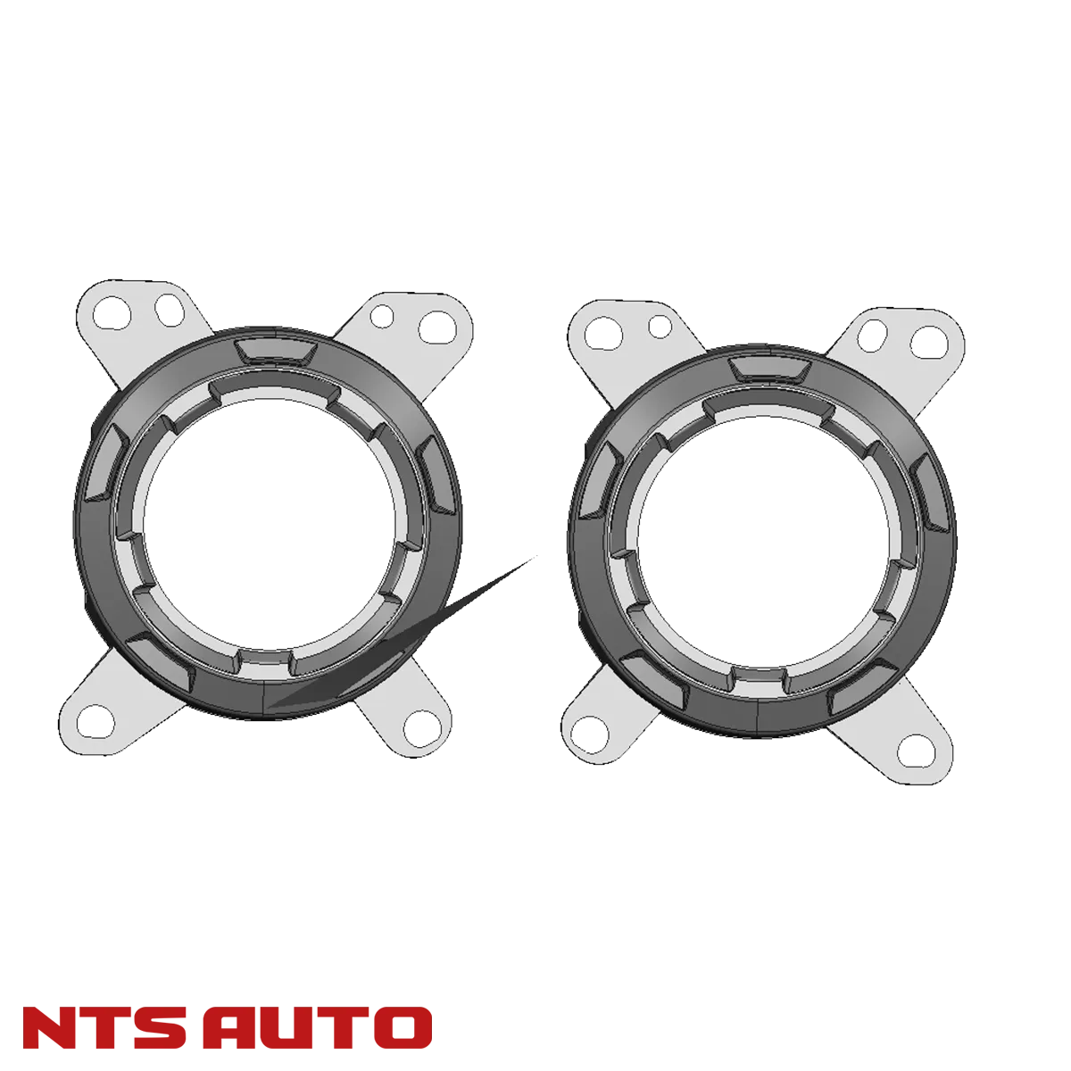 Крепление изготовленное на 3D принтере для DAF 105