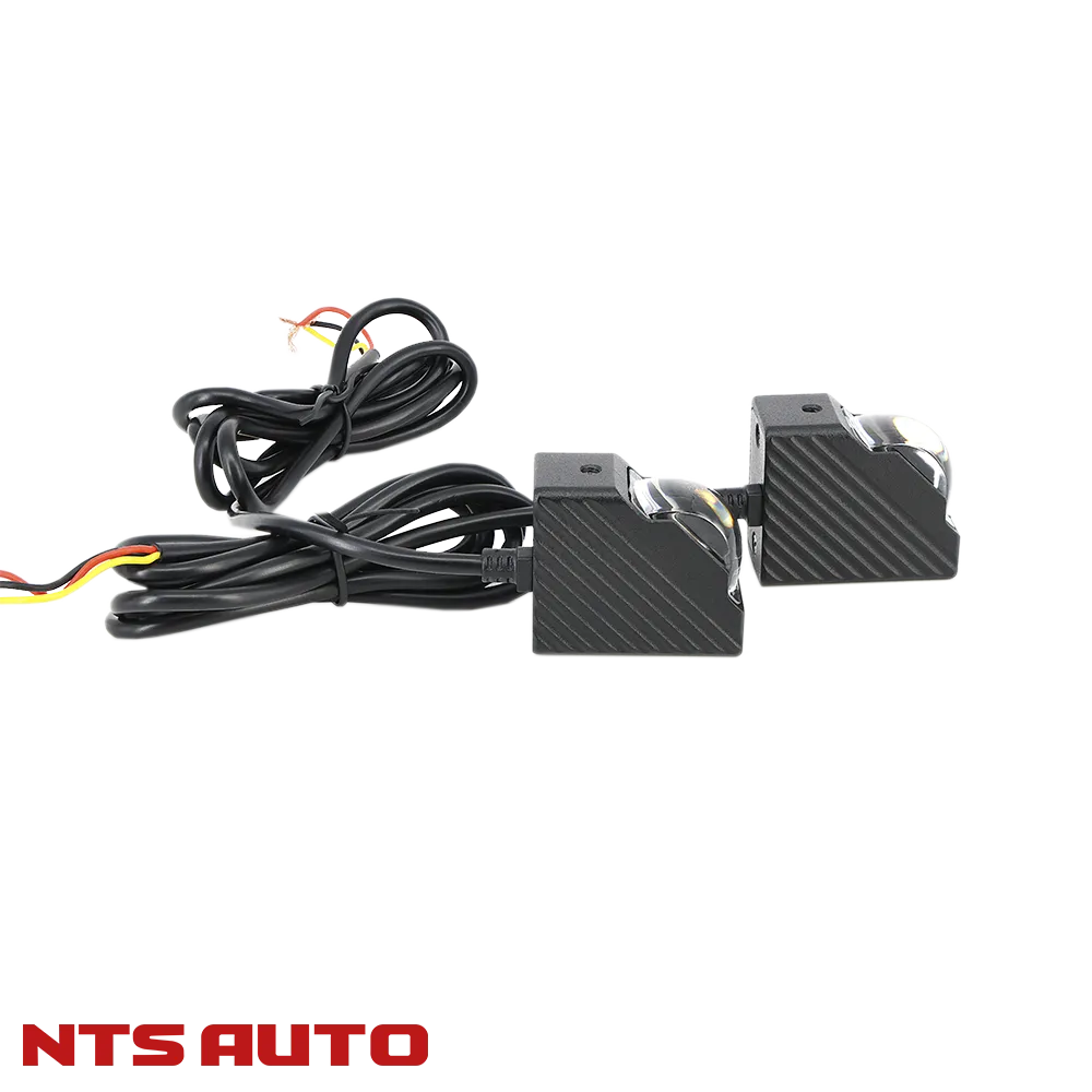 Фара для универсальной установки боковая 20мм ЖЕЛТАЯ