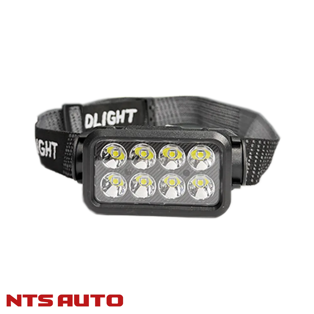 Фонарь налобный аккумуляторный с датчиком ВКЛ/ВЫКЛ K354