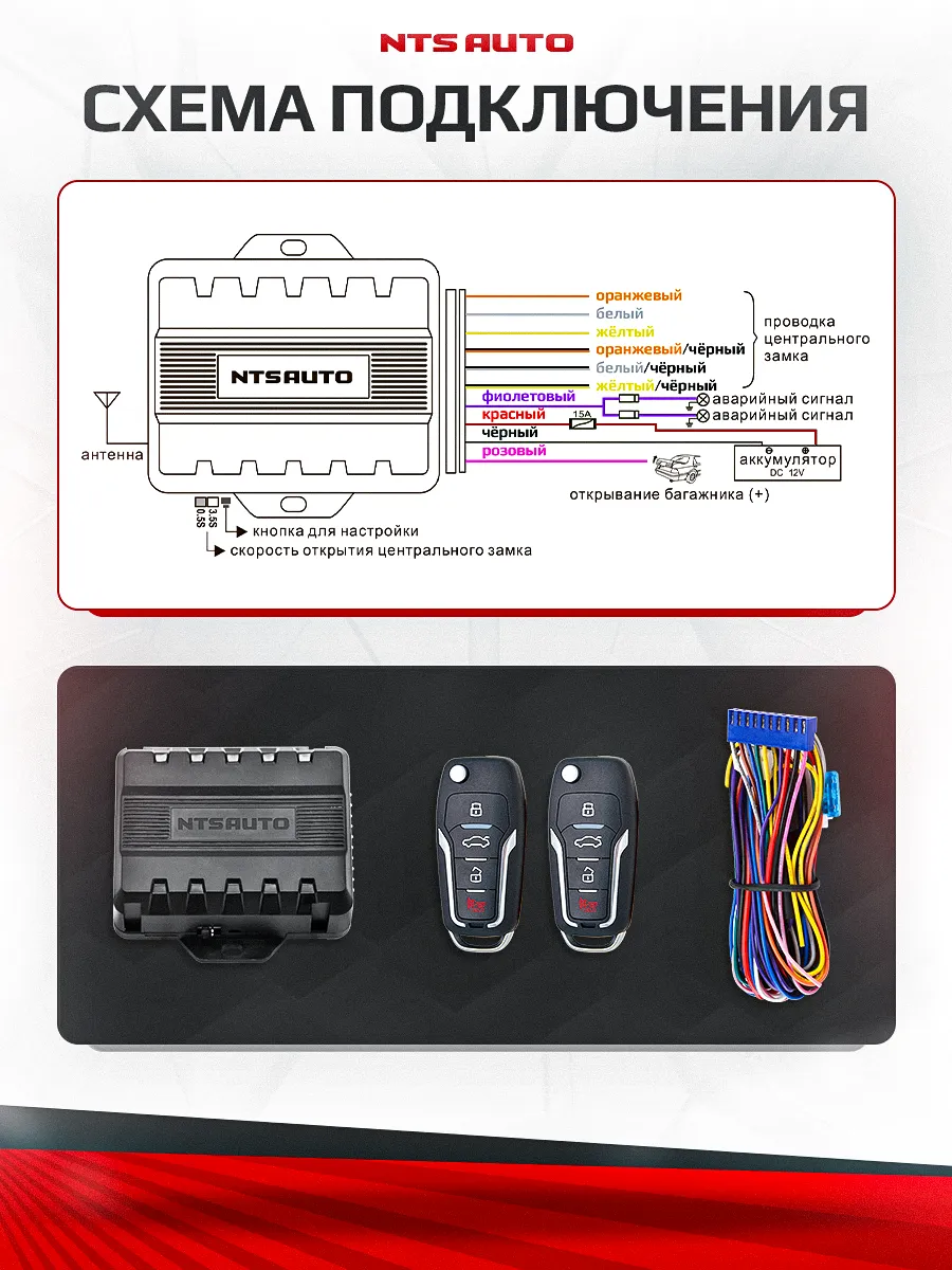 Блок управления центральным замком 521