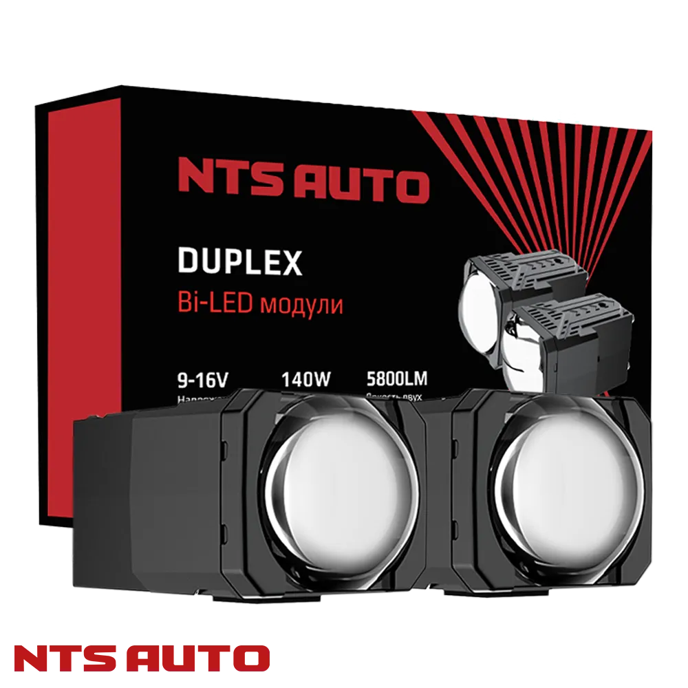 BI-LED линза "DUPLEX" 1,5 дюйма 12V 6300K