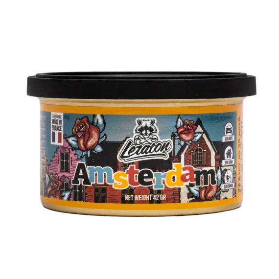 Ароматизатор для автомобиля в банке LERATON Amsterdam (Rose/Роза)