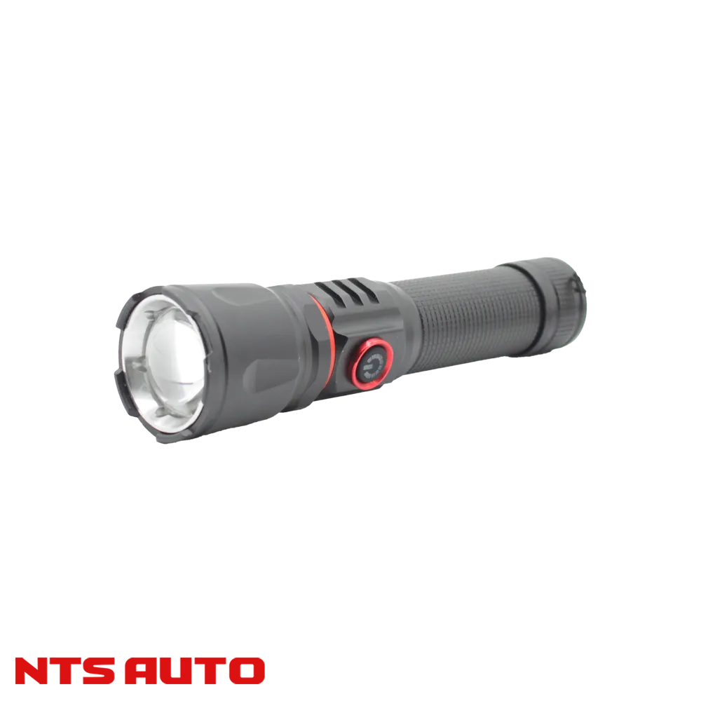 Фонарик с зумом и дополнительной подсветкой