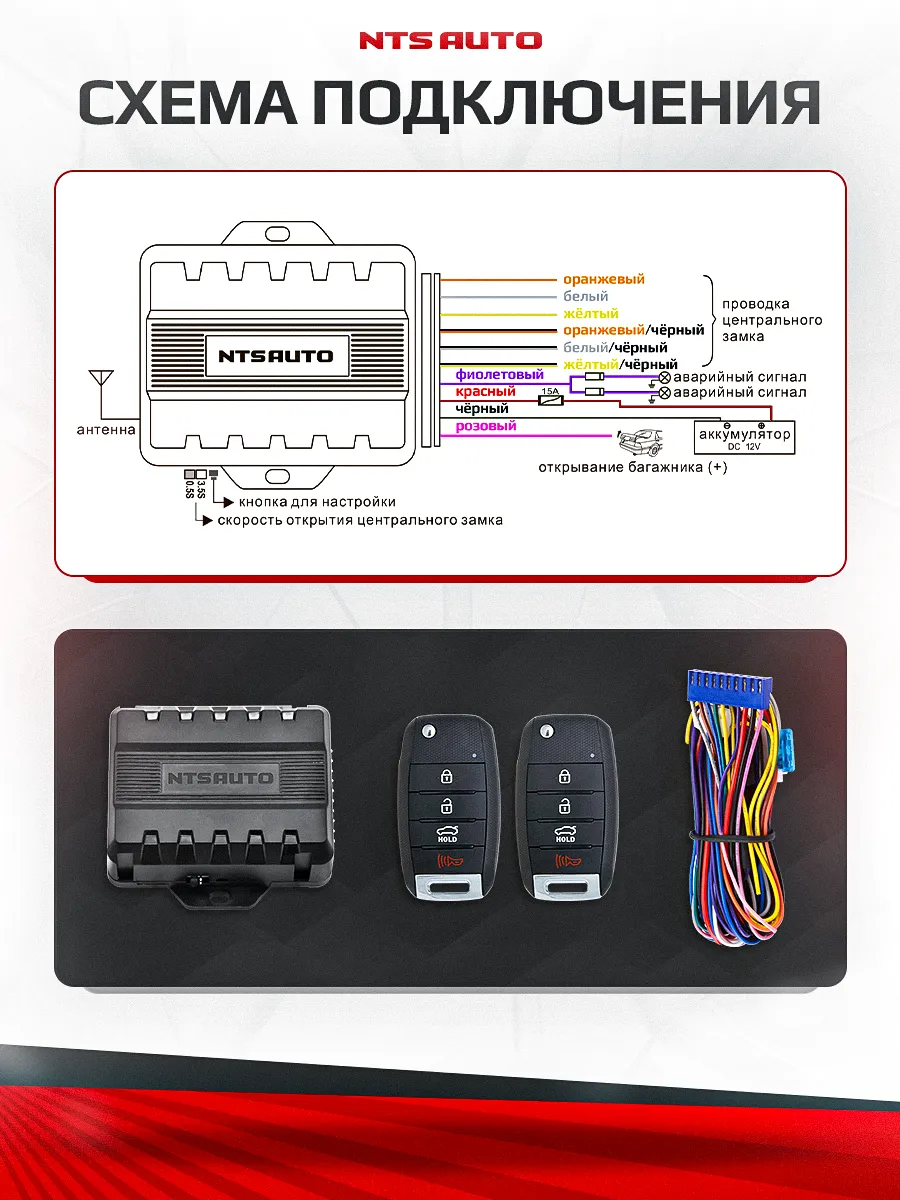 Блок управления центральным замком 162