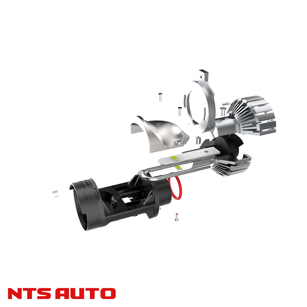 Светодиодная лампа-линза M02K H4 4300K CANBUS