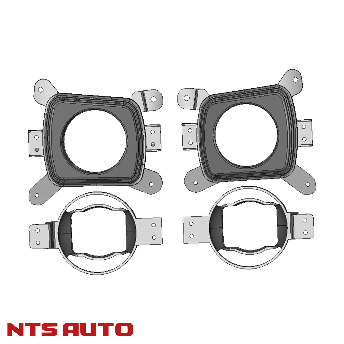 Крепление изготовленное на 3D принтере для Kia Rio 2 (Дорест)