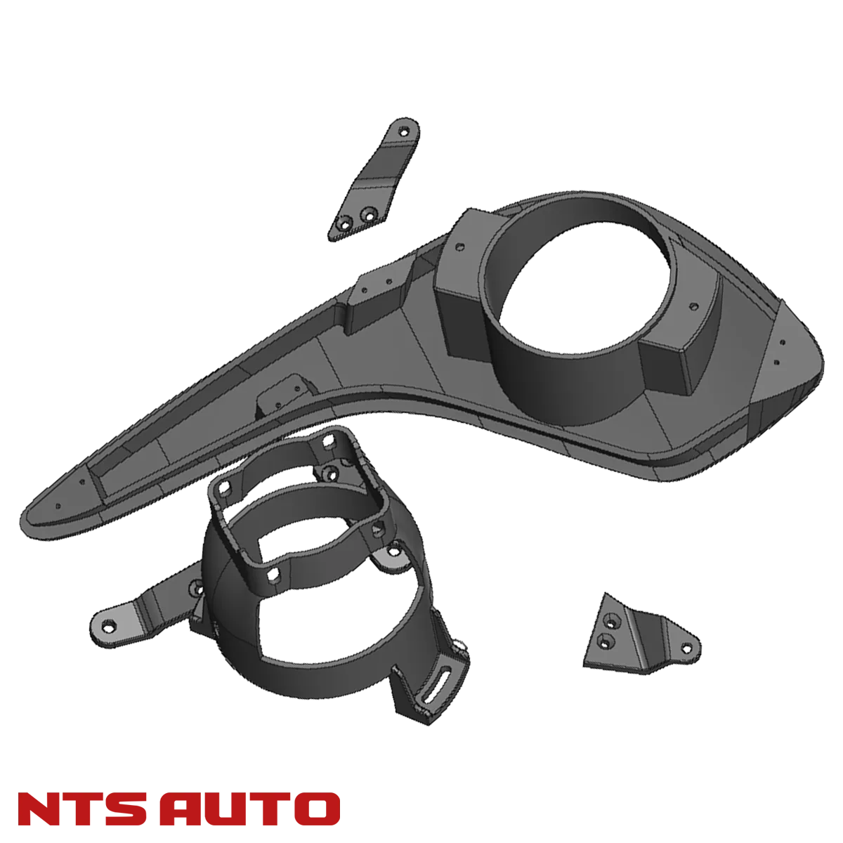 Крепление изготовленное на 3D принтере для Hyundai Solaris 1 Рестайлинг