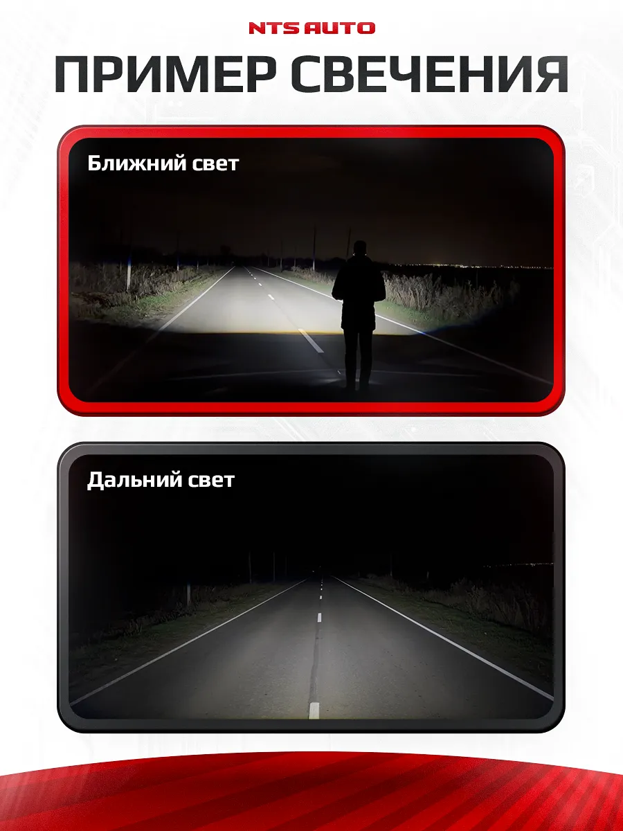 Светодиодная лампа-линза SELEN H4 CANBUS