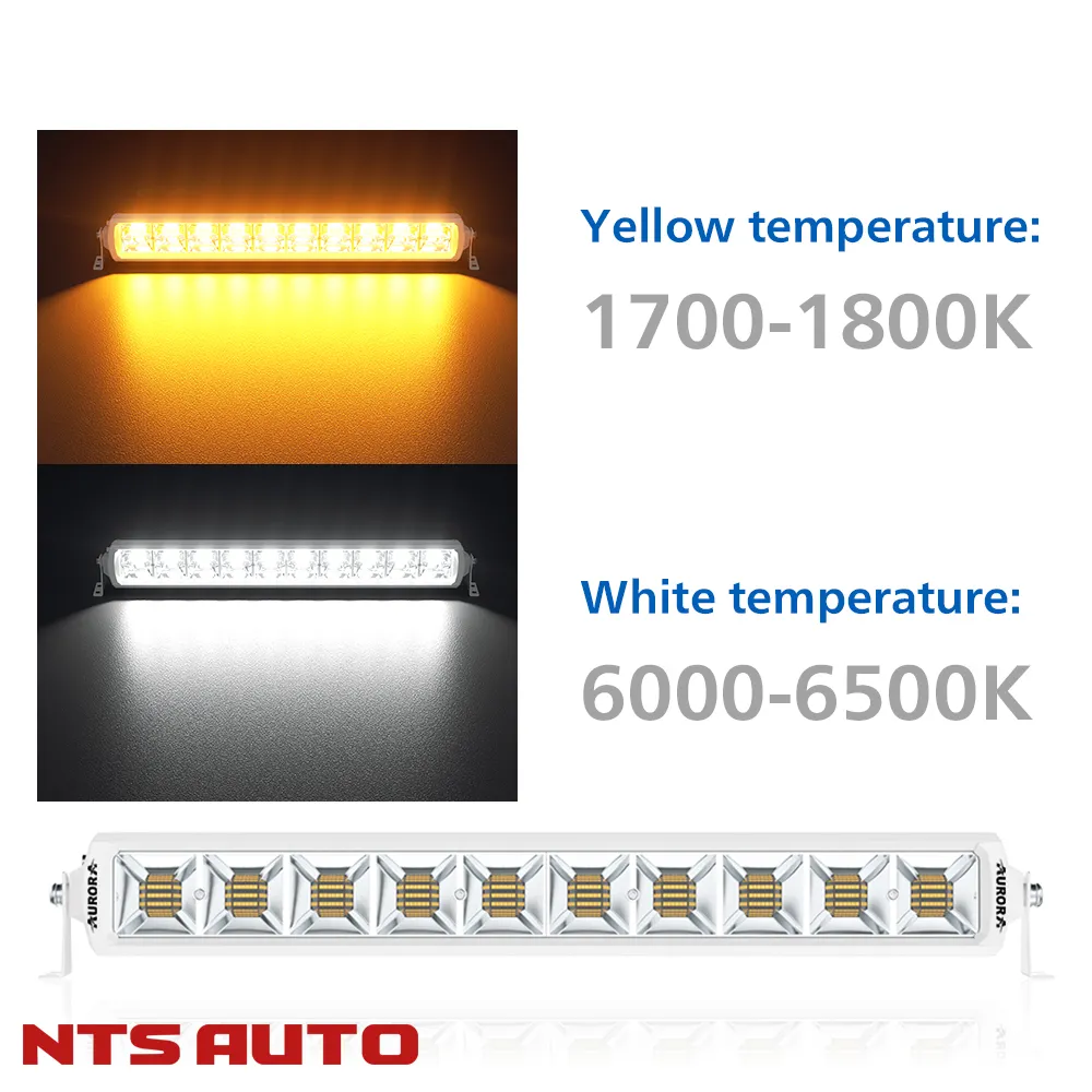 СВЕТОДИОДНАЯ БАЛКА 20" РАССЕИВАЮЩЕГО СВЕТА МНОГОЦВЕТНАЯ AURORA 1800K-6500K 