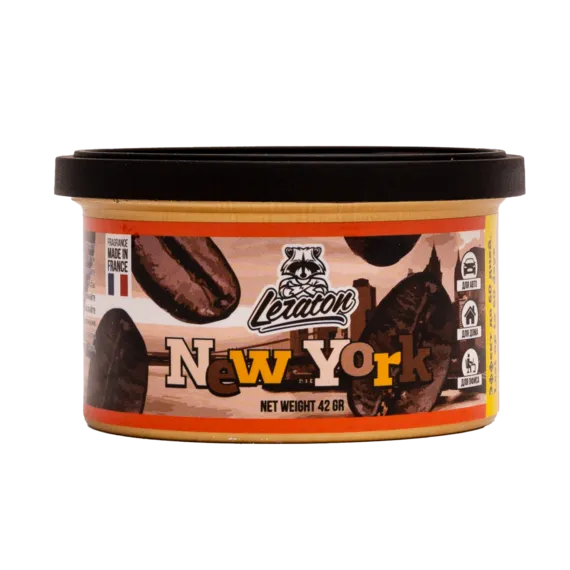 Ароматизатор для автомобиля в банке LERATON New York (Coffe/Кофе) 