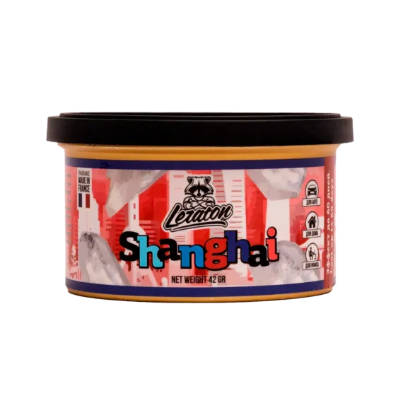 Ароматизатор для автомобиля в банке LERATON Shanghai White Musk/Белый мускус) 