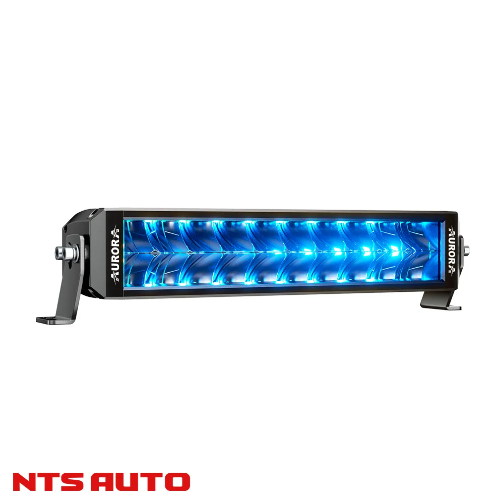 СВЕТОДИОДНАЯ БАЛКА 40" ДВУХРЯДНАЯ ДАЛЬНЕГО СВЕТА AURORA D8 C RGB МОДУЛЕМ