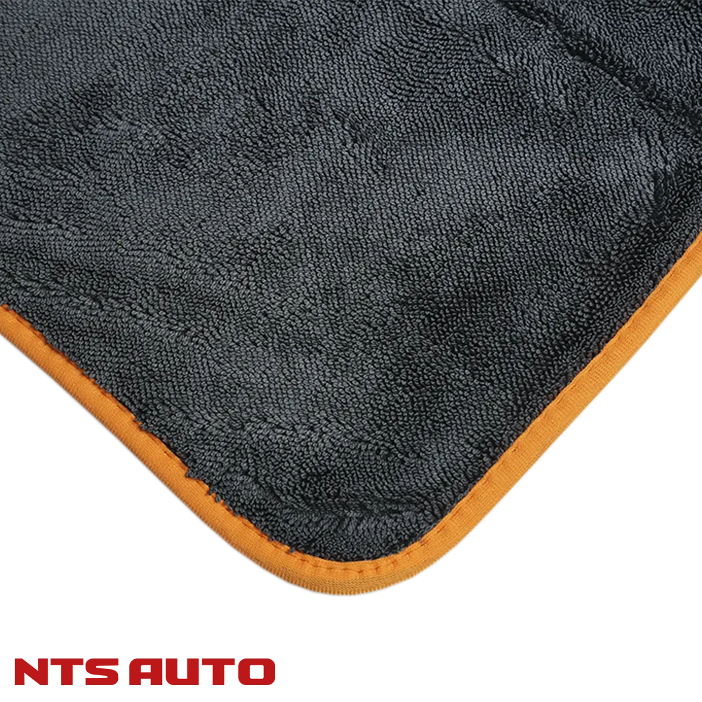 Полотенце из микрофибры для авто 40Х50см ОРАНЖЕВО-СЕРОЕ 