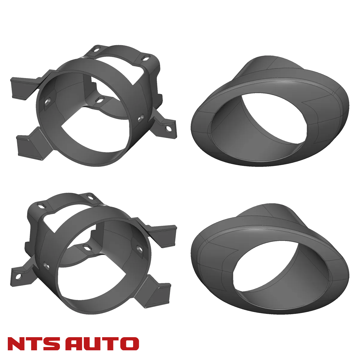 Крепление для ПТФ VW Golf 6 / Jetta 5–6 / Passat B7 / Touareg 2010+ / Caddy / Touran