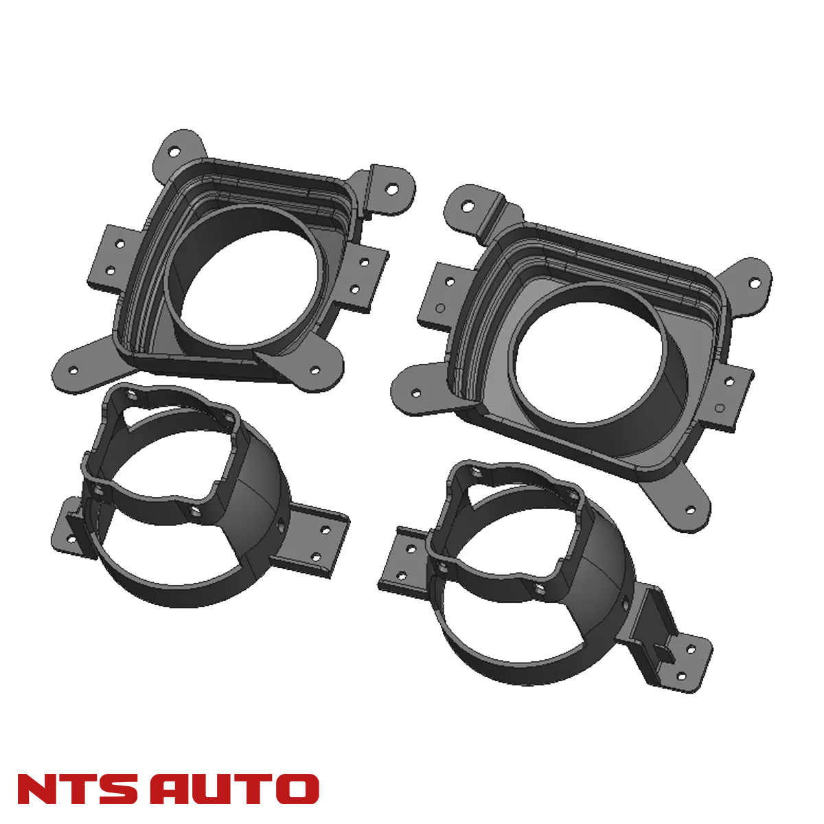 Крепление изготовленное на 3D принтере для Kia Rio 2 (Дорест)