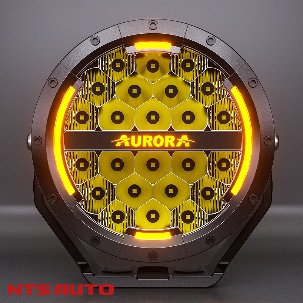 Светодиодная фара ДАЛЬНЕГО СВЕЧЕНИЯ с ДХО 7"