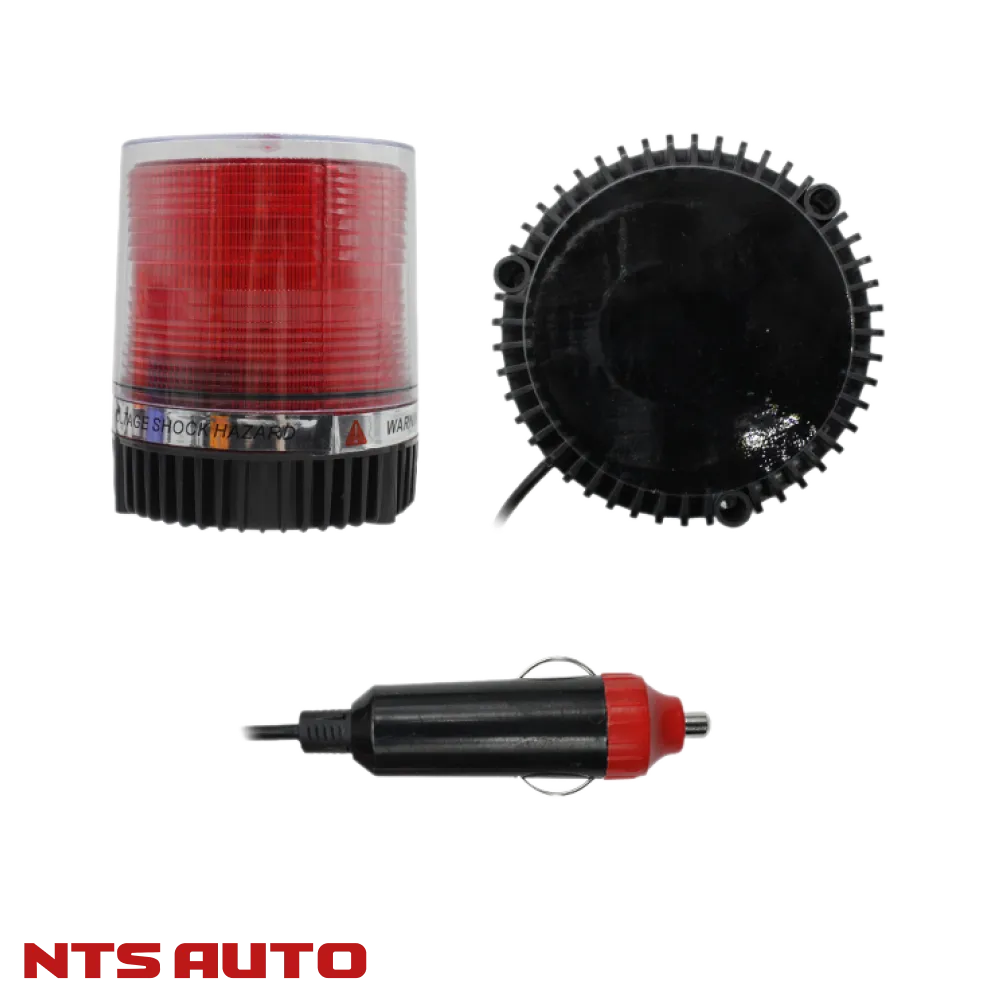 Мигалка со строб (HS 51016M) красная