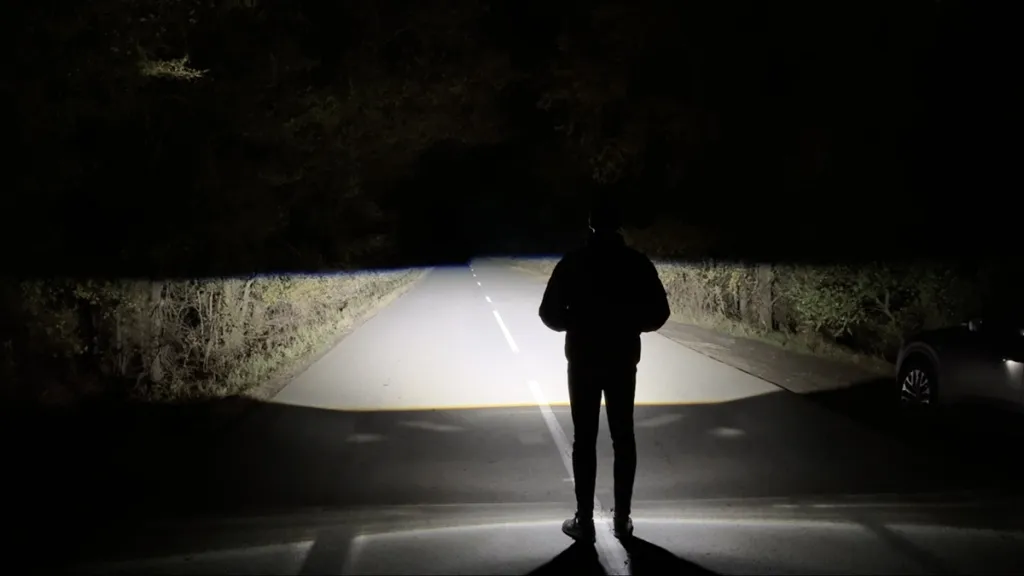 пример света на улице