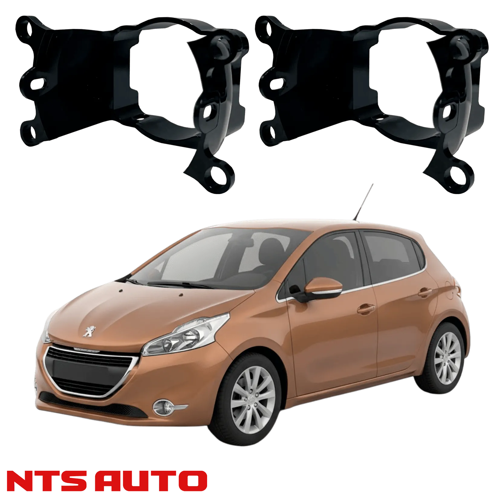 Крепления для противотуманных фар на Peugeot 208 (2012-2016)