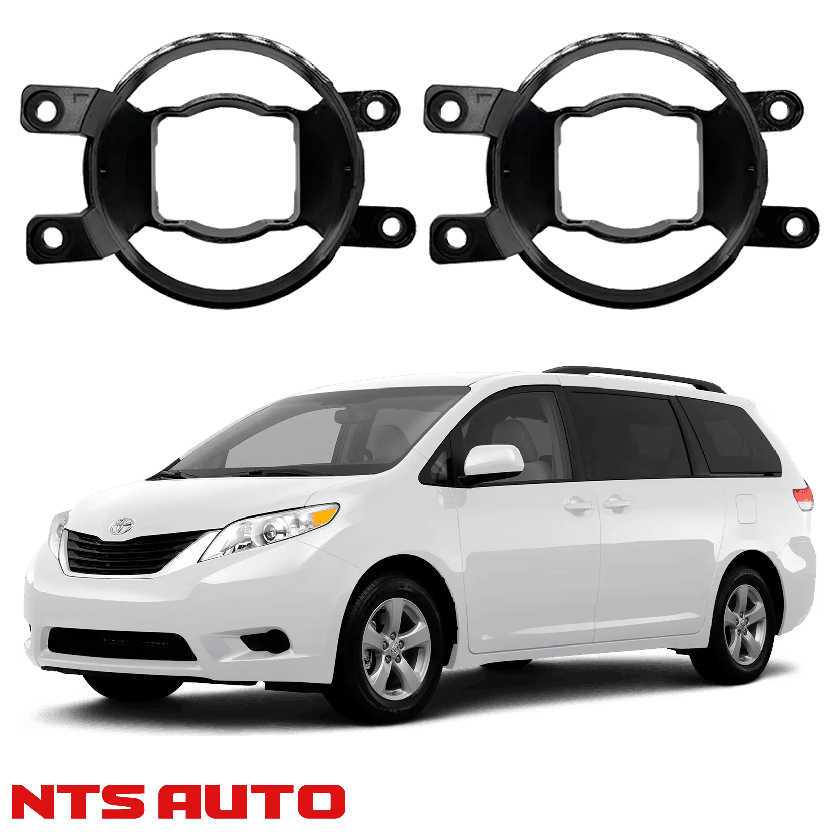 Крепления для противотуманных фар на Toyota Sienna (2010+)